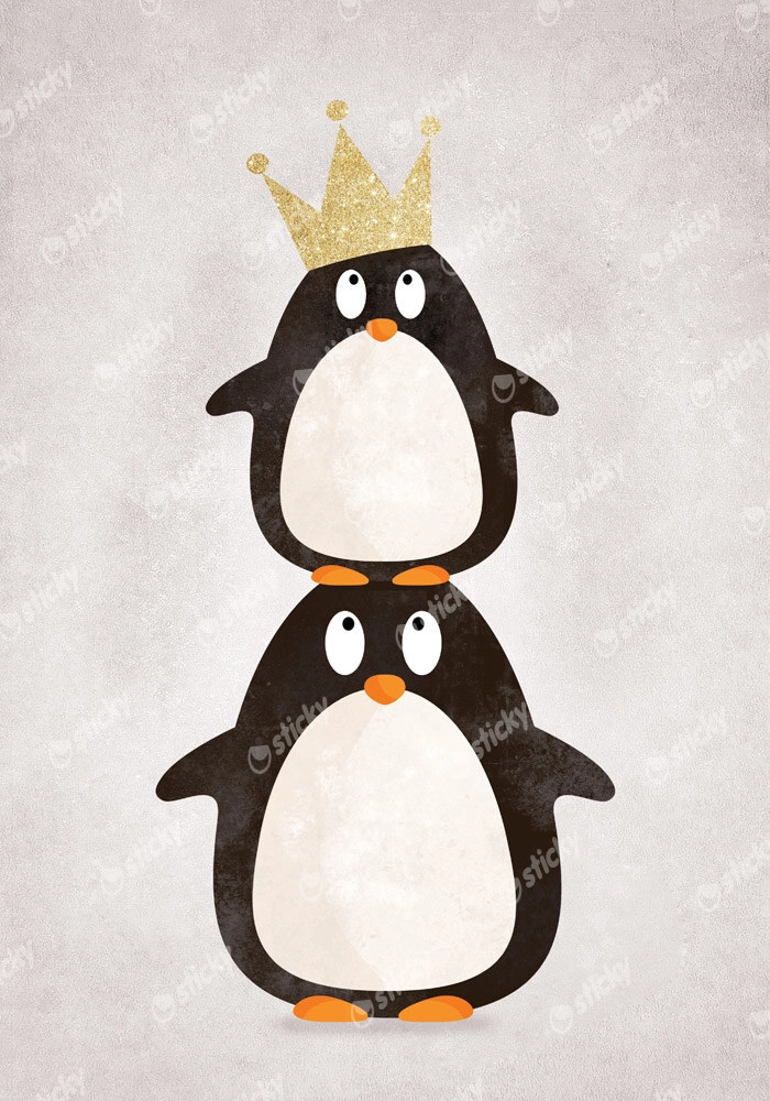Πινακας σε καμβά CUTE PENGUINS