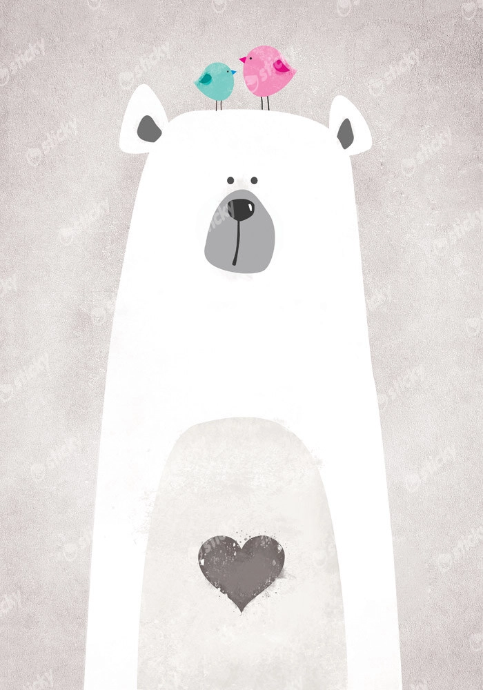 Πινακας σε καμβά CUTE POLAR BEAR