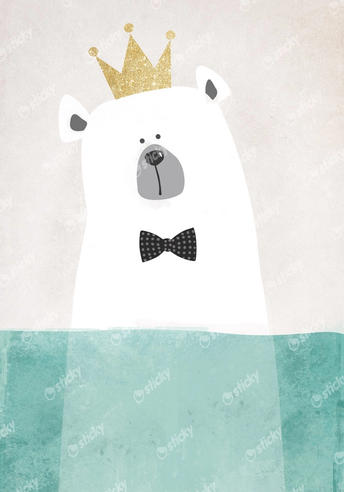 Πινακας σε καμβά CUTE POLAR BEAR 2