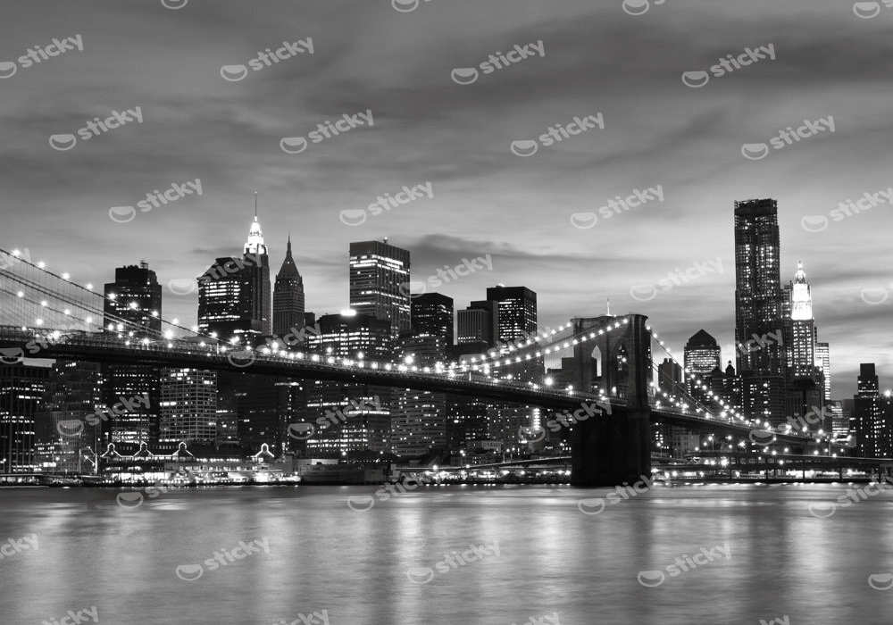 Πινακας σε καμβά MANHATTAN SKYLINE
