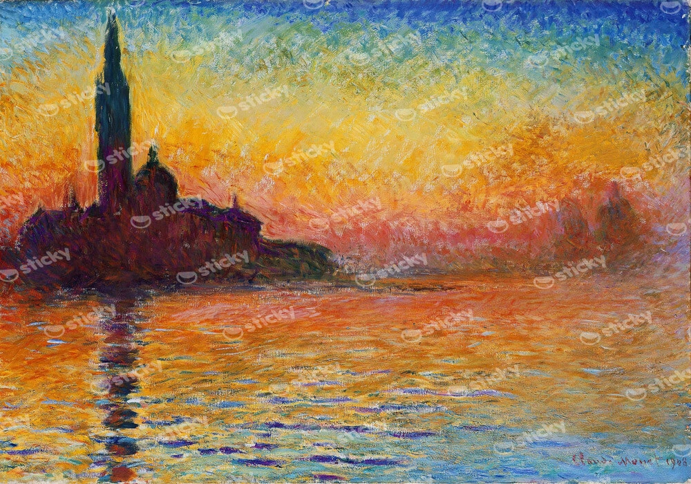 Πινακας σε καμβά MONET - SUNSET