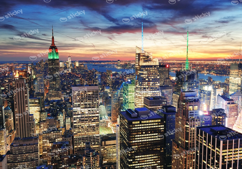 Πινακας σε καμβά NEW YORK SKYSCRAPERS