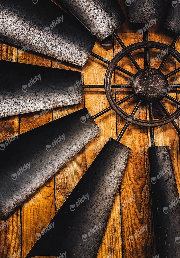 Πίνακας σε Καμβά RUSTIC FARMHOUSE PROPELER