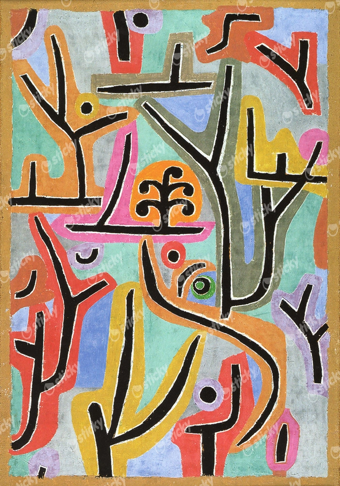 Πινακας σε καμβά PAUL KLEE - PARK NEAR LU