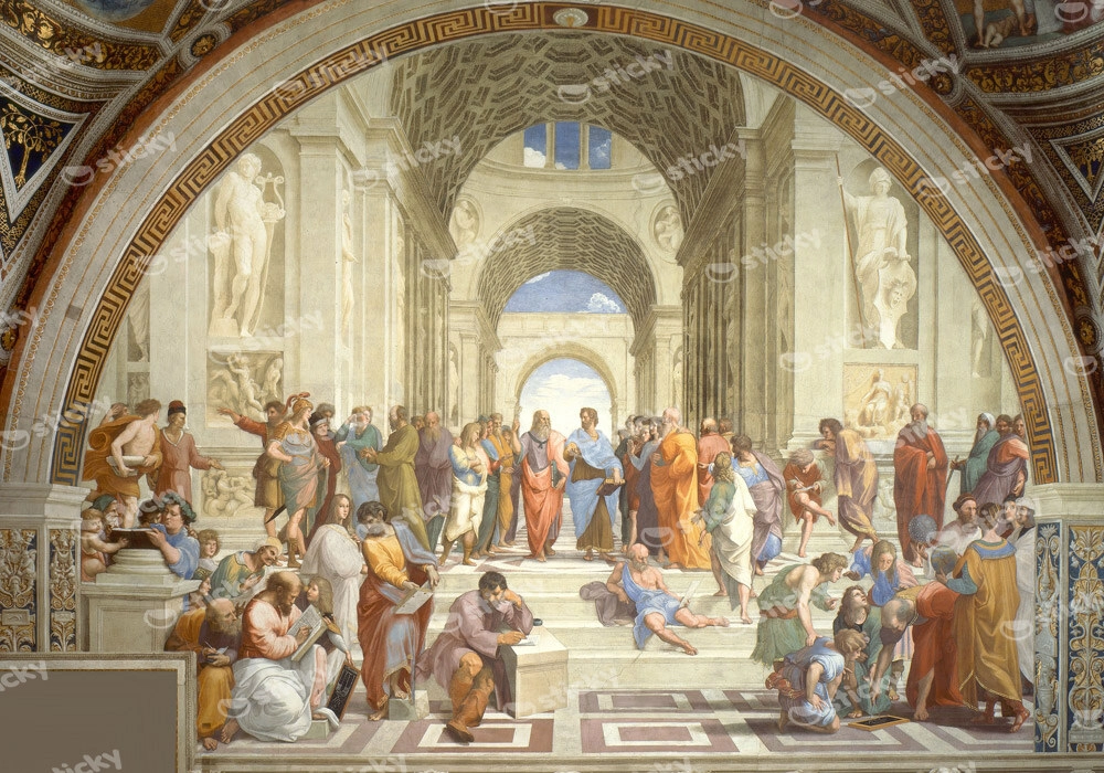 Πινακας σε καμβά RAPHAEL - SCHOOL OF ATHENS