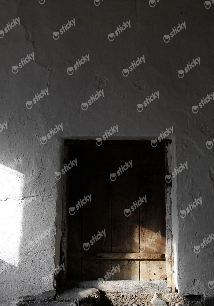 Πίνακας σε Καμβά RUSTIC FARMHOUSE WINDOW