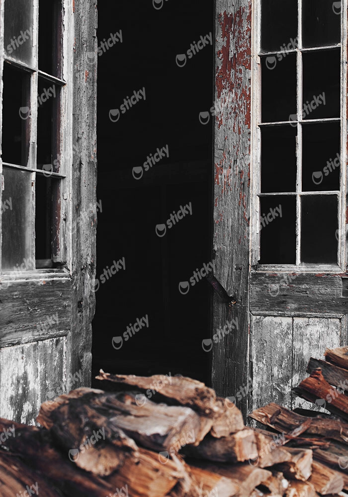 Πίνακας σε Καμβά RUSTIC FARMHOUSE DOOR 6