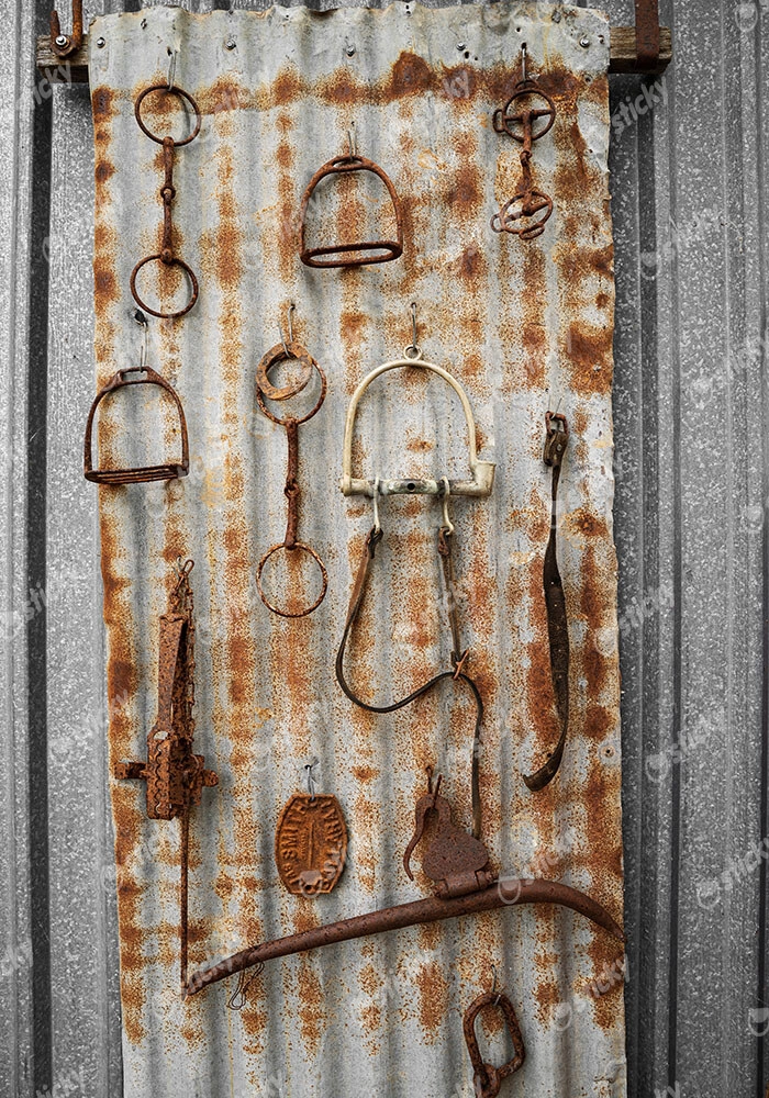 Πίνακας σε Καμβά RUSTIC FARMHOUSE TOOLS 2
