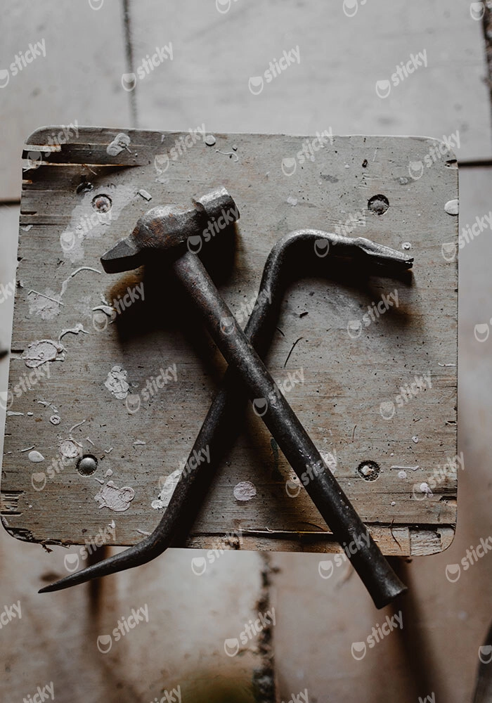 Πίνακας σε Καμβά RUSTIC FARMHOUSE TOOLS