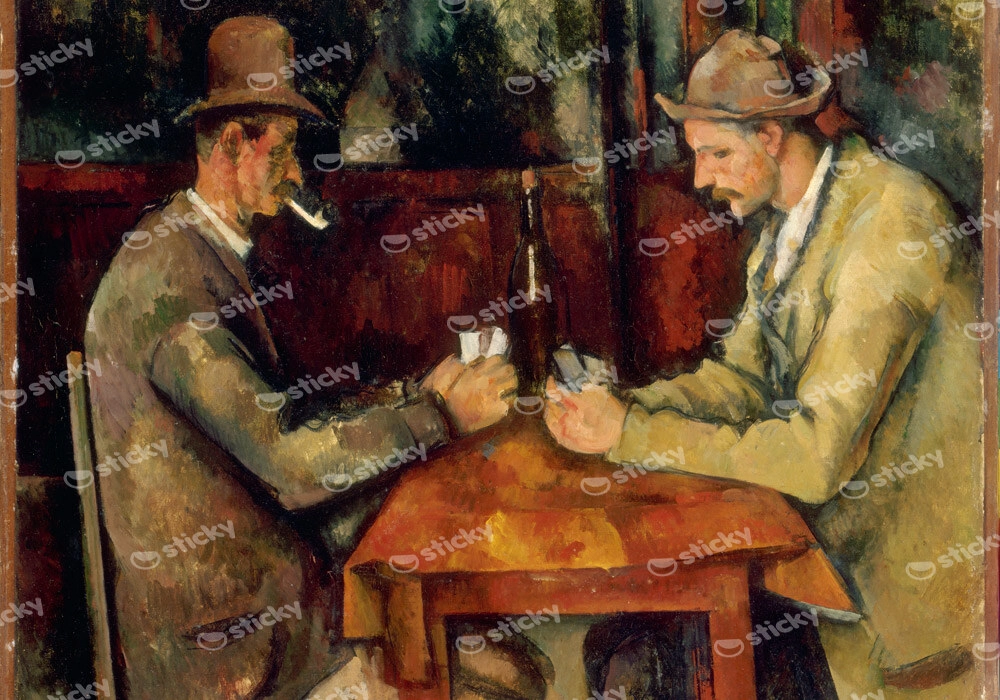 Πινακας σε καμβά PAUL CEZANNE - THE CARD PLAYERS