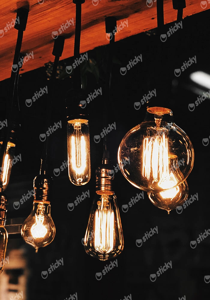 Πίνακας σε Καμβά RUSTIC FARMHOUSE LIGHTS