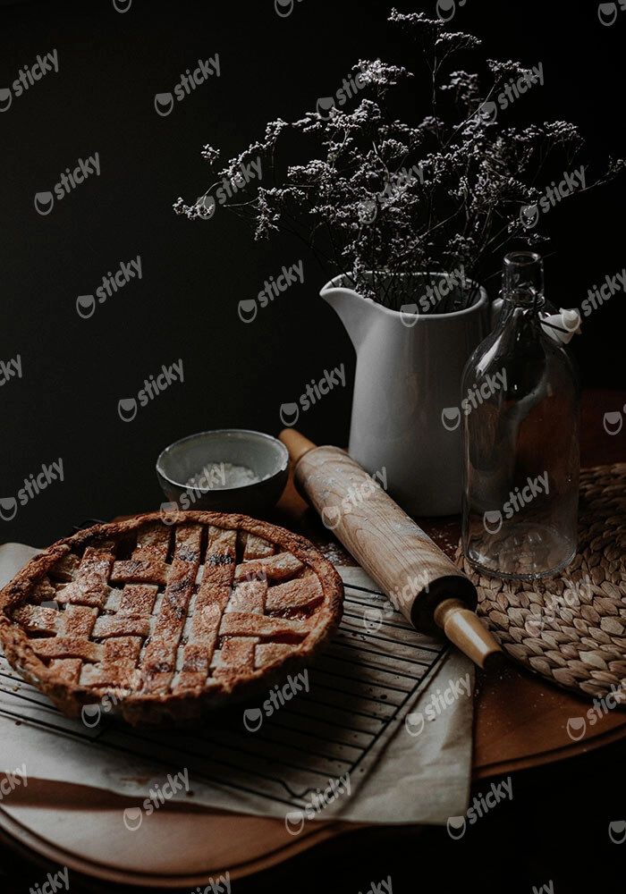 Πίνακας σε Καμβά RUSTIC FARMHOUSE PIE