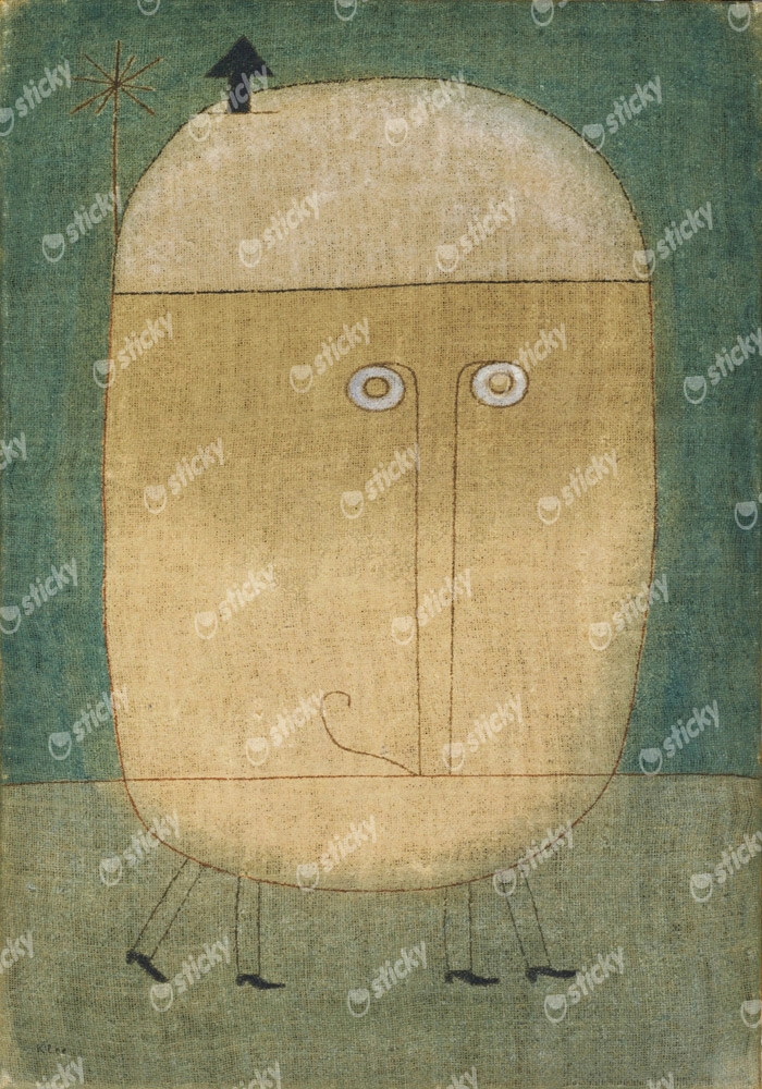 Πινακας σε καμβά PAUL KLEE - MASK OF FEAR