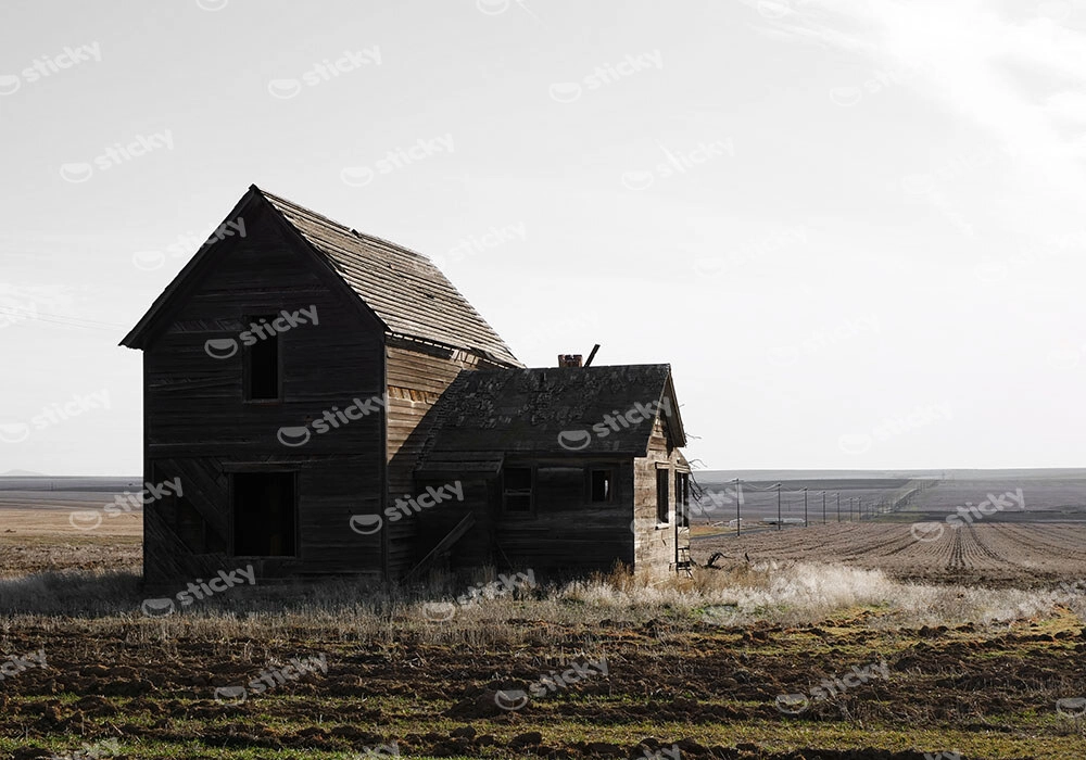 Πίνακας σε Καμβά RUSTIC FARMHOUSE BARN 22