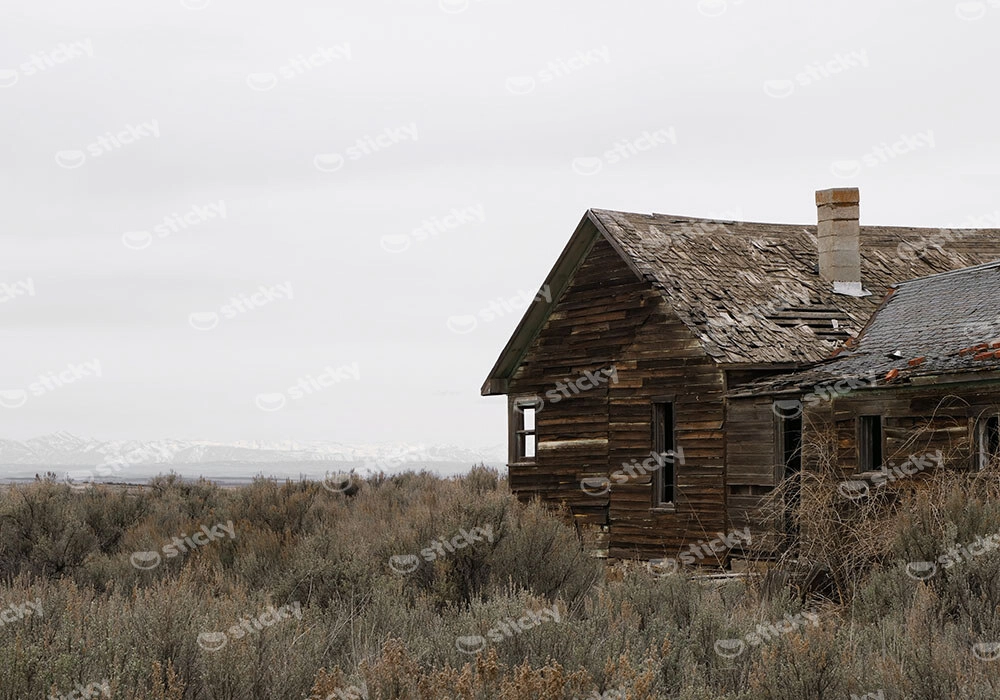 Πίνακας σε Καμβά RUSTIC FARMHOUSE BARN 23