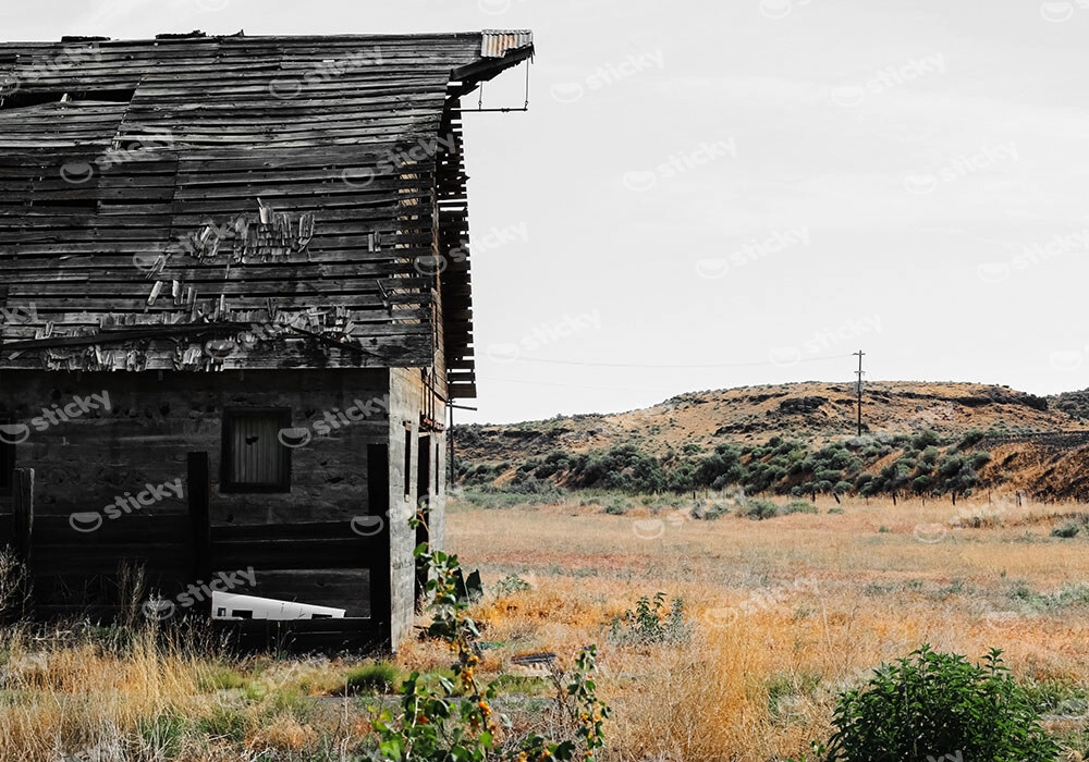 Πίνακας σε Καμβά RUSTIC FARMHOUSE BARN 24