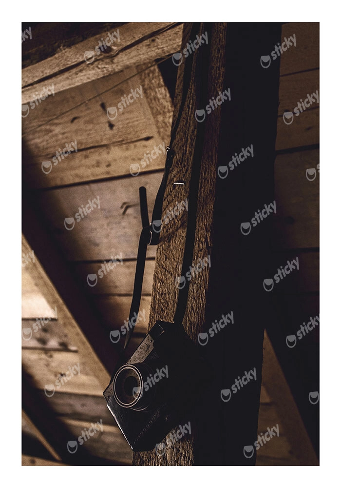 Poster RUSTIC FARMHOUSE CAMERA
