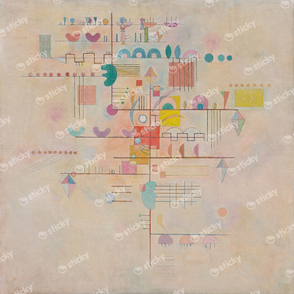 Πίνακας σε καμβά KANDINSKY - GENTLE ASCENT
