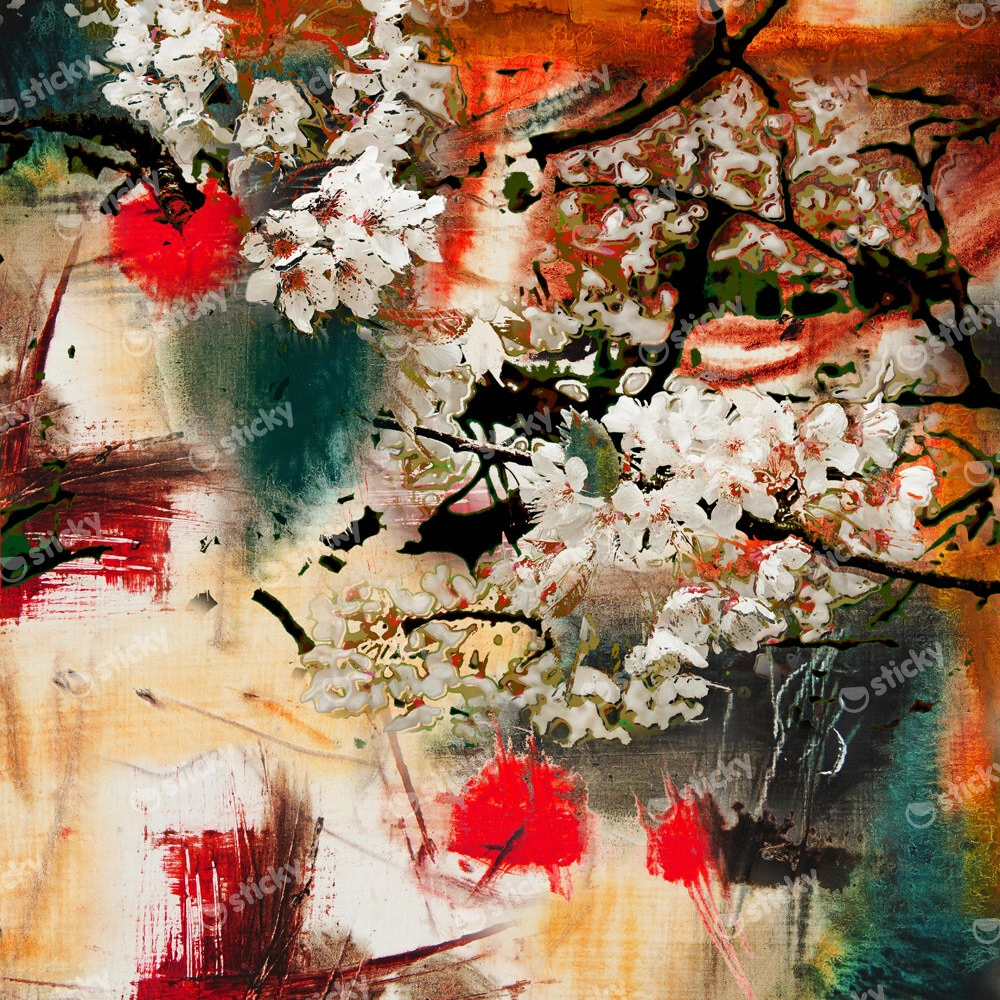 Πίνακας Τετράγωνος SPRING MOTIF