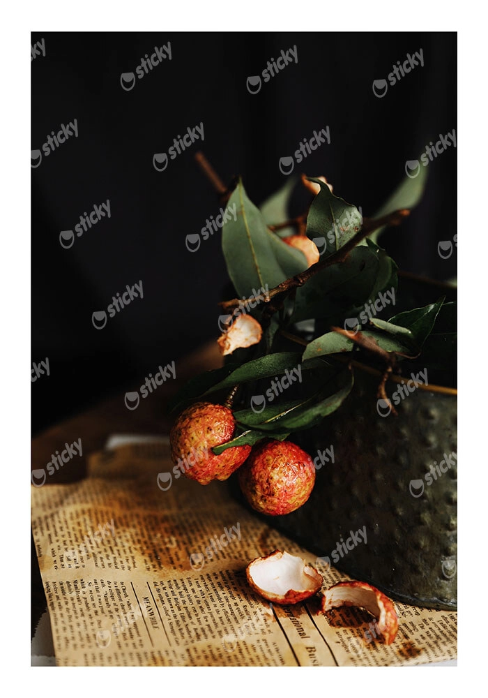 Poster RUSTIC FARMHOUSE DRIED LEAVES 7