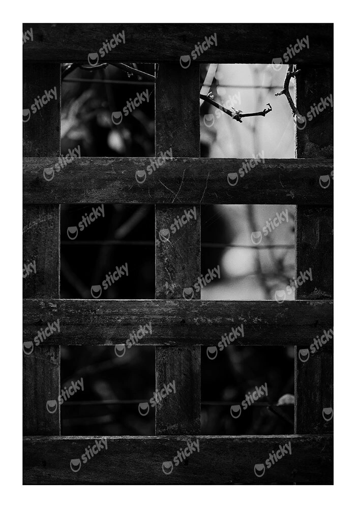 Poster RUSTIC FARMHOUSE FENCE