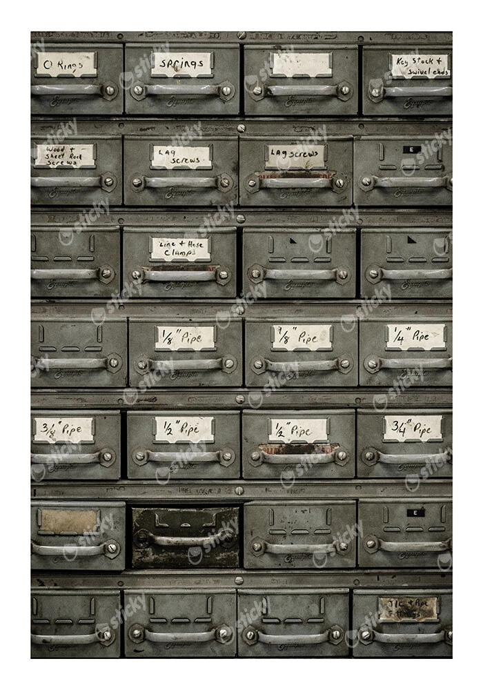 Poster RUSTIC FARMHOUSE FILE CABINET