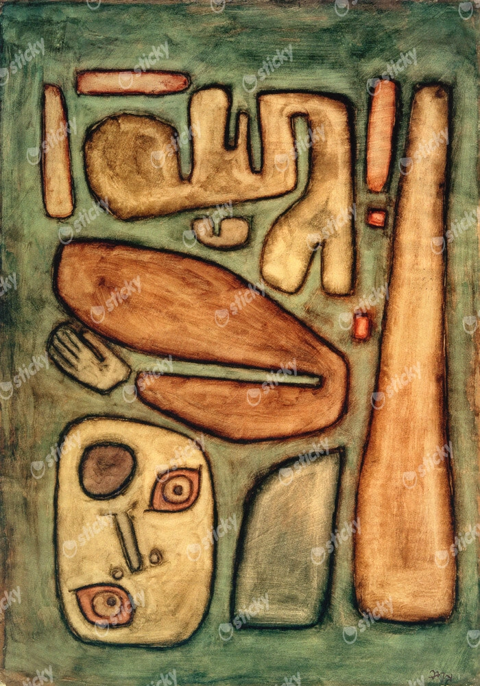 Πινακας σε καμβά PAUL KLEE - OUTBREAK OF FEAR III