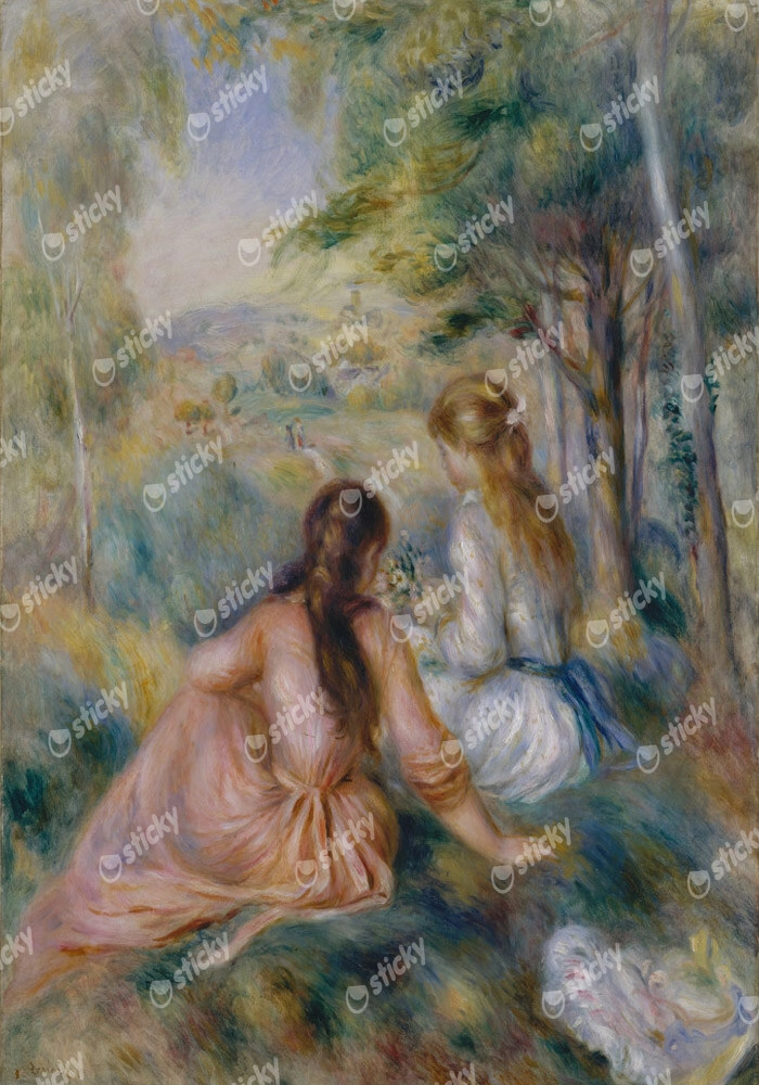 Πινακας σε καμβά RENOIR - IN THE MEADOW