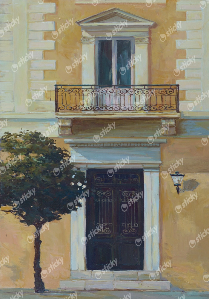 Πινακας σε καμβά STREETS OF ATHENS 5