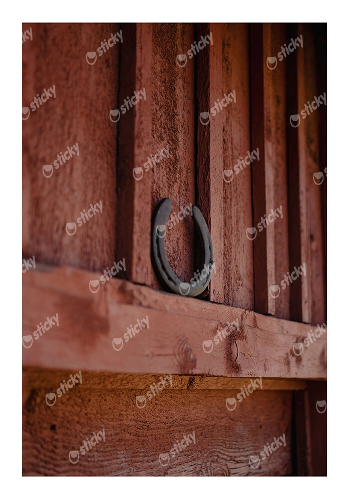 Poster RUSTIC FARMHOUSE HORSESHOE 2