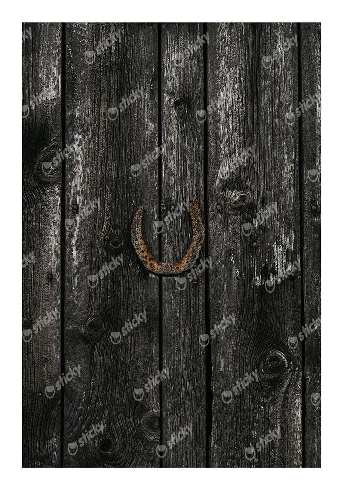 Poster RUSTIC FARMHOUSE HORSESHOE