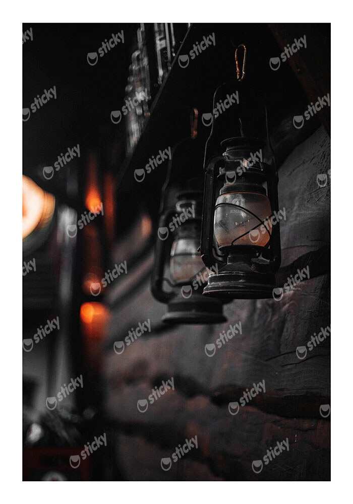 Poster RUSTIC FARMHOUSE LANTERNS