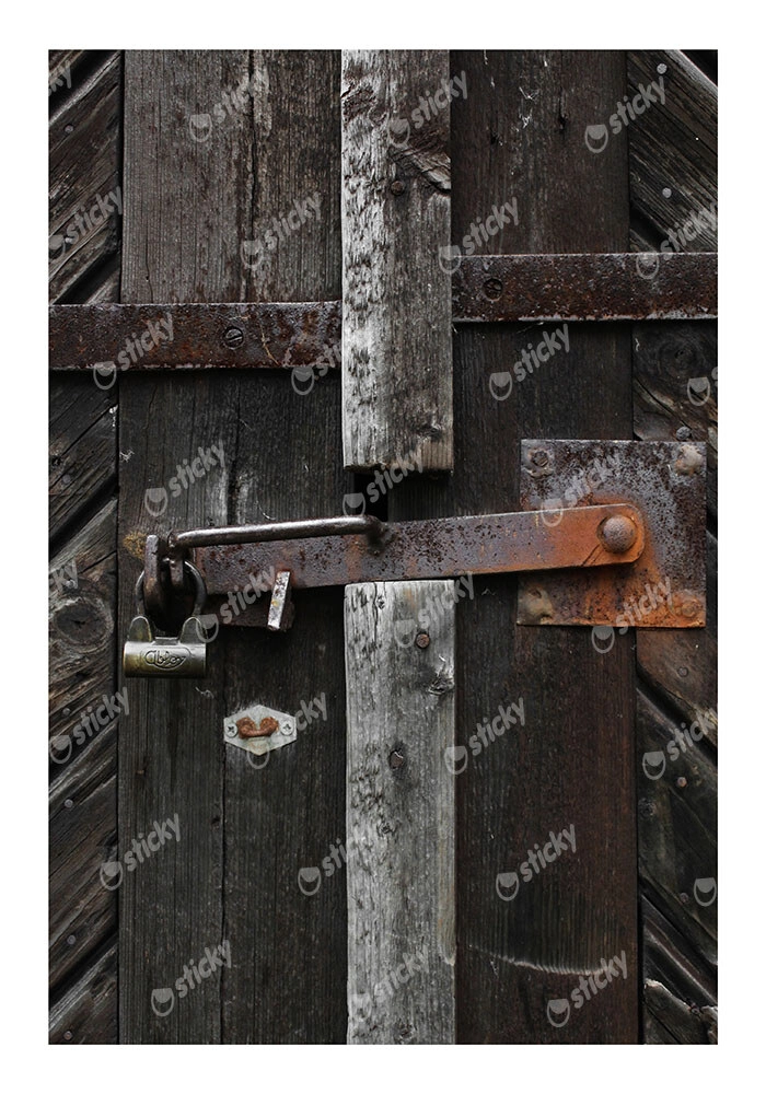 Poster RUSTIC FARMHOUSE LOCK