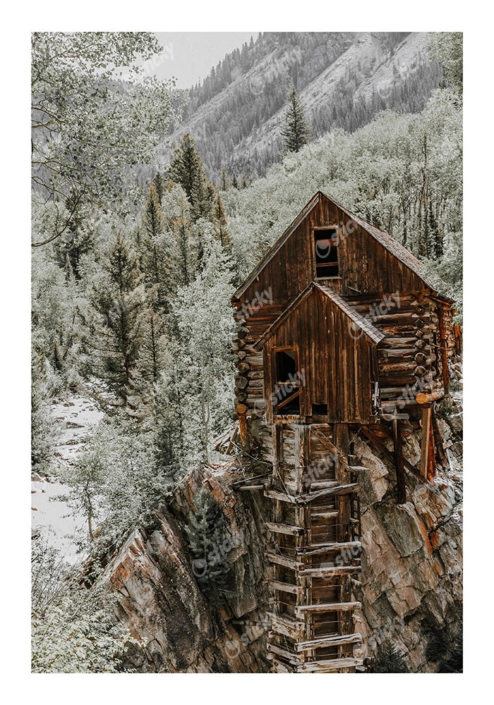 Poster RUSTIC FARMHOUSE MOUNTAIN CABIN 2