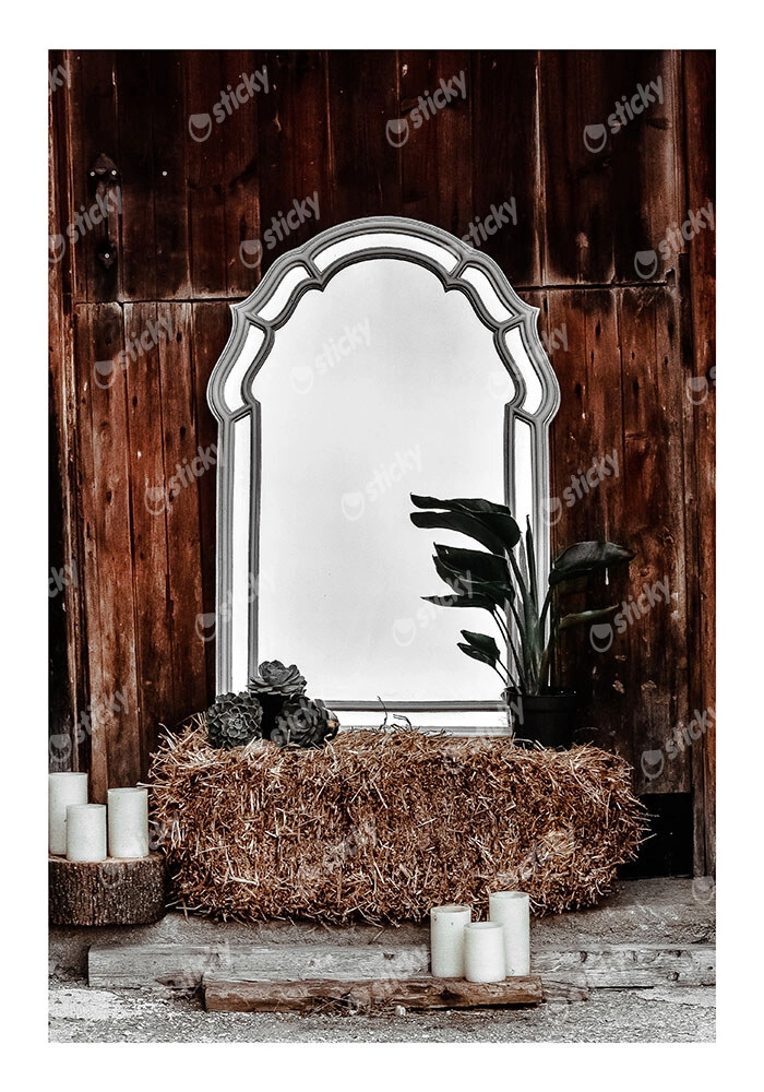 Poster RUSTIC FARMHOUSE MIRROR 2