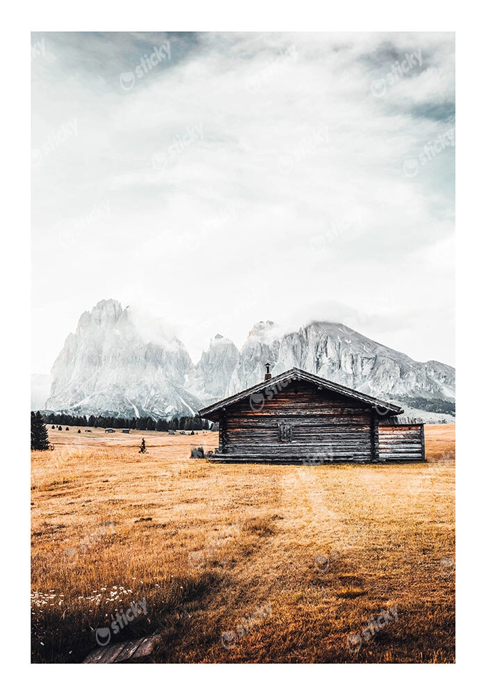 Poster RUSTIC FARMHOUSE MOUNTAIN LIFE 3