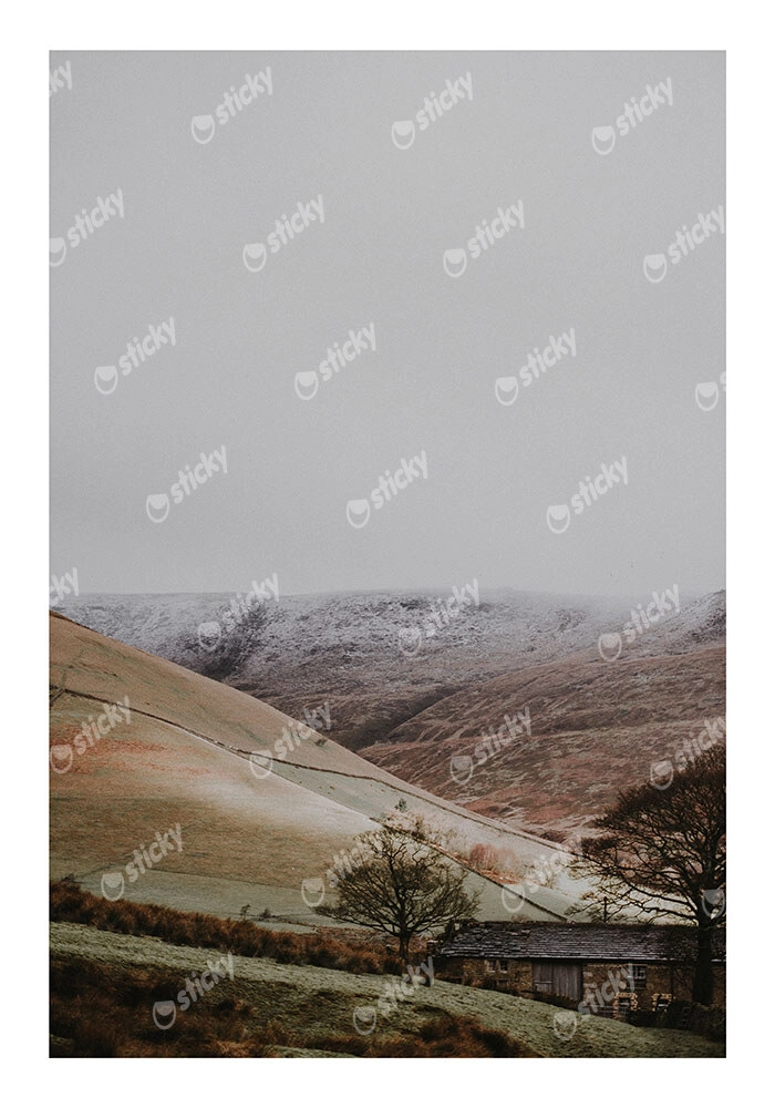 Poster RUSTIC FARMHOUSE MOUNTAIN LIFE 6