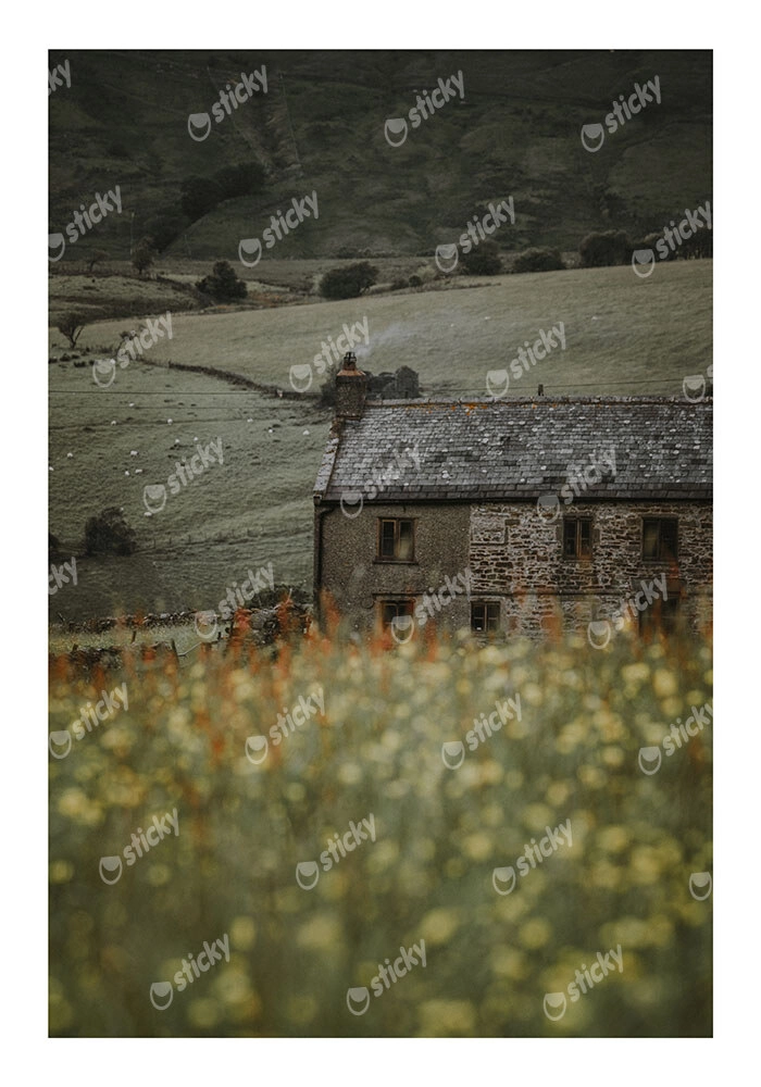 Poster RUSTIC FARMHOUSE MOUNTAIN LIFE 8