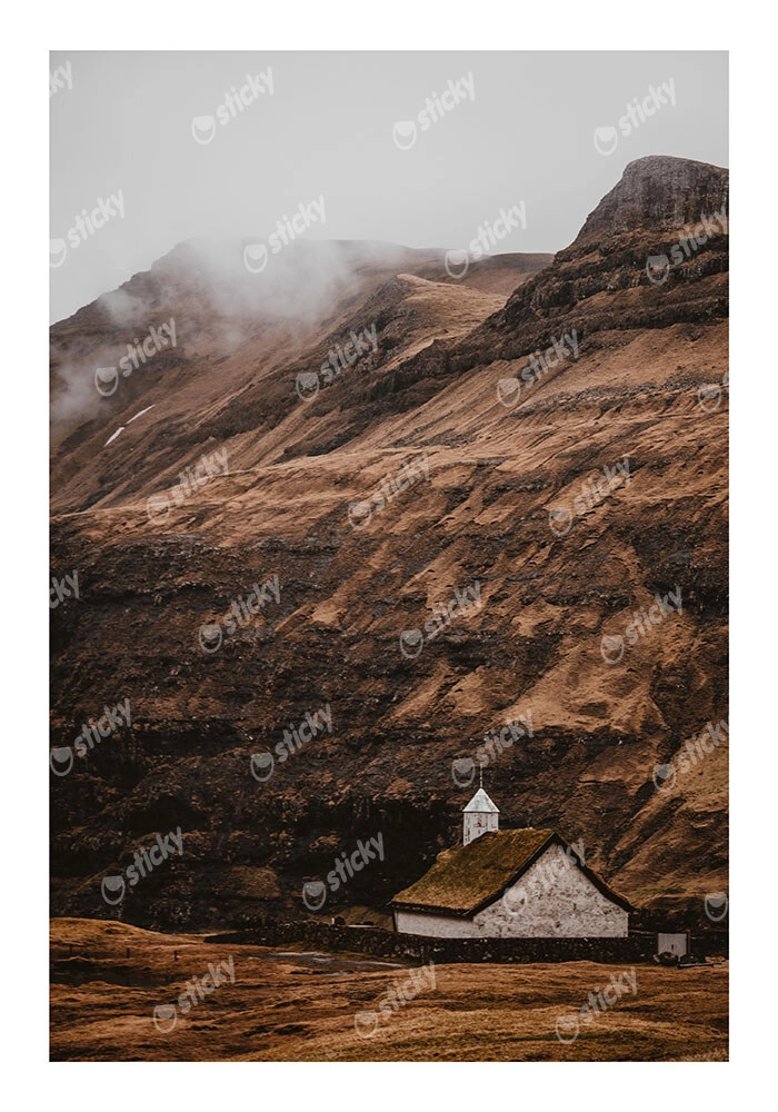 Poster RUSTIC FARMHOUSE MOUNTAIN LIFE 12