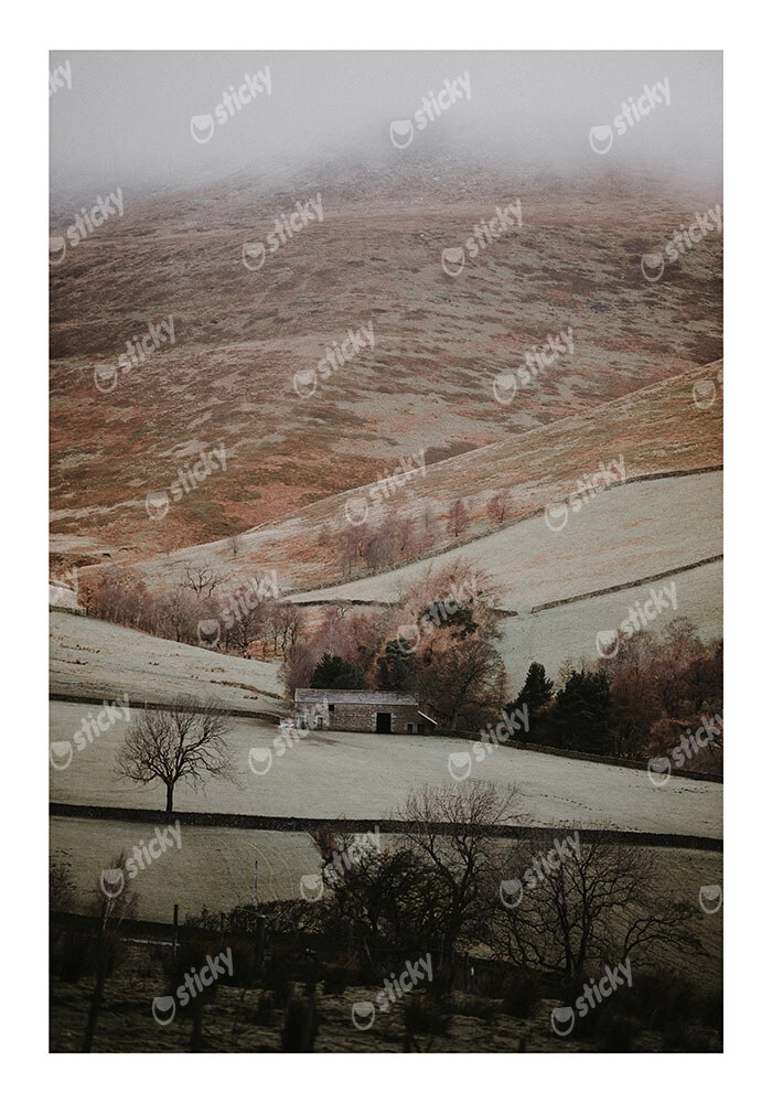 Poster RUSTIC FARMHOUSE MOUNTAIN LIFE 13