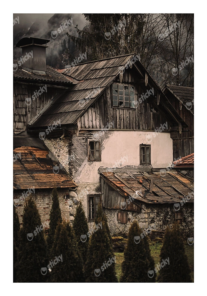 Poster RUSTIC FARMHOUSE OLD CABIN 2