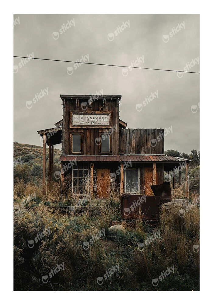 Poster RUSTIC FARMHOUSE OLD CABIN 3