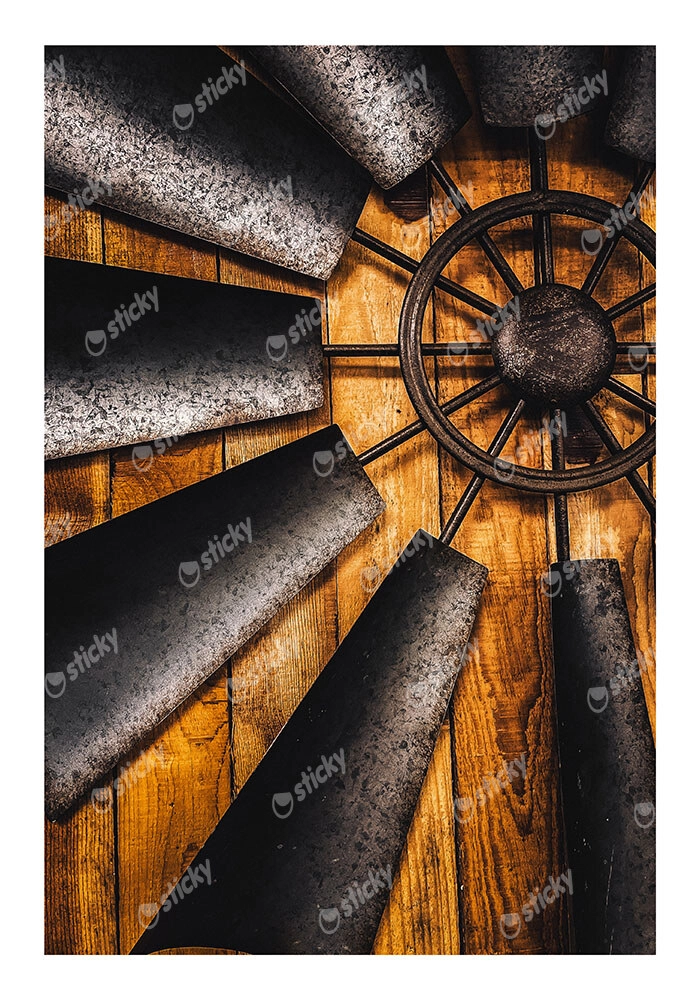 Poster RUSTIC FARMHOUSE PROPELER