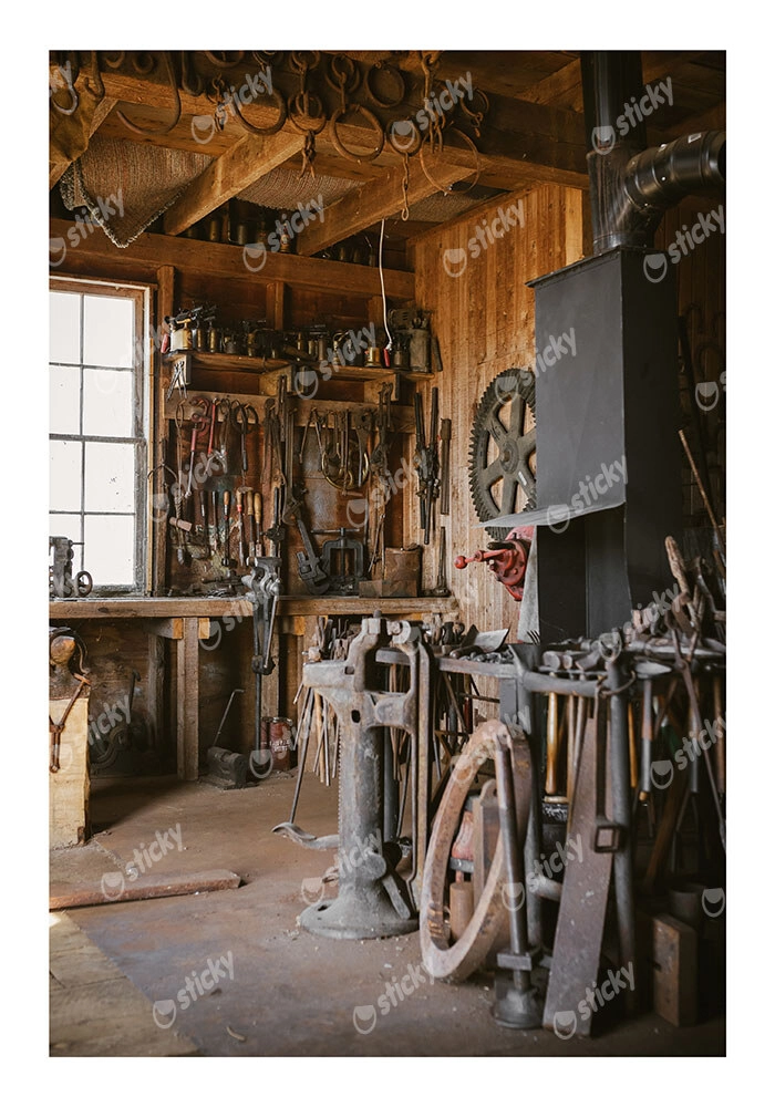 Poster RUSTIC FARMHOUSE SHED 2