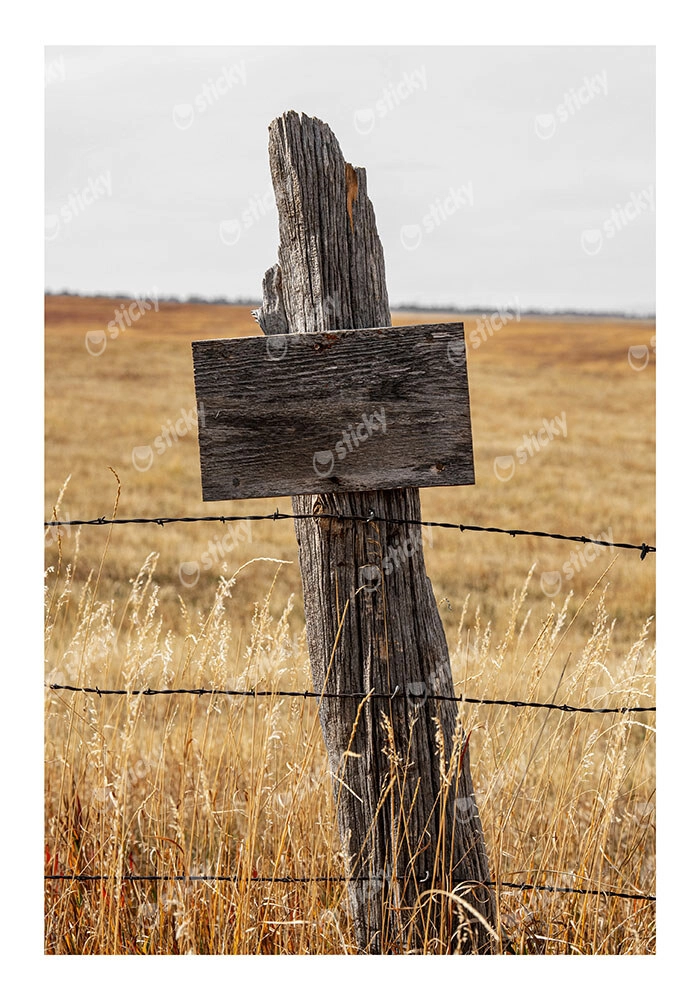 Poster RUSTIC FARMHOUSE SIGN POST