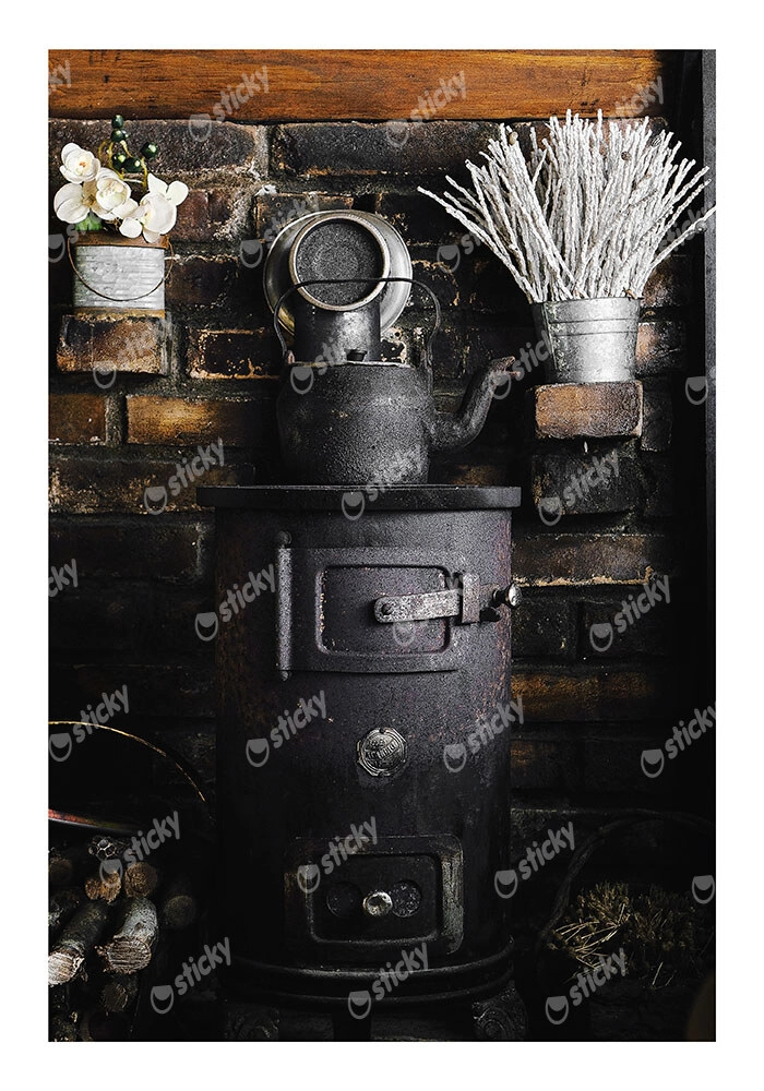 Poster RUSTIC FARMHOUSE STOVE 2