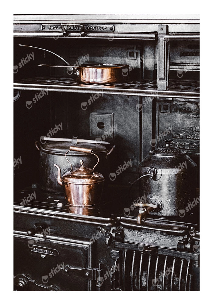 Poster RUSTIC FARMHOUSE STOVE