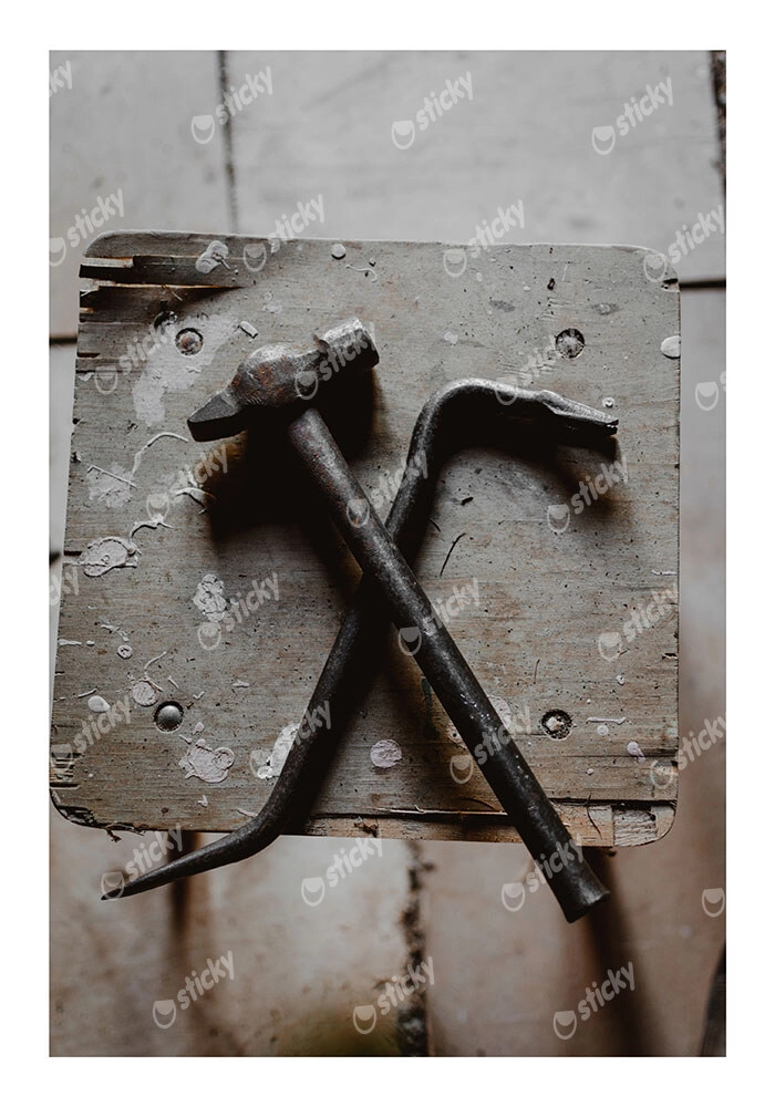 Poster RUSTIC FARMHOUSE TOOLS