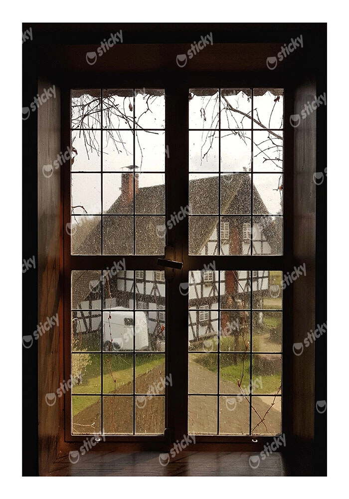 Poster RUSTIC FARMHOUSE WINDOW 9