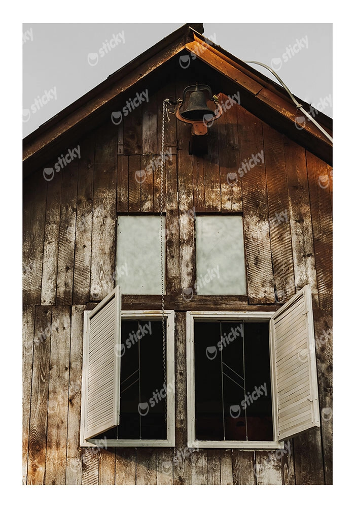 Poster RUSTIC FARMHOUSE WINDOWS
